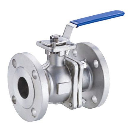 2 PC Flanged Stainless Steel Ball Valve